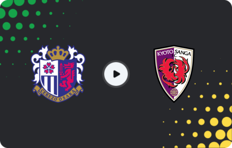Where to watch Cerezo Osaka — Kyoto Sanga, J1 League, 18.04.2026