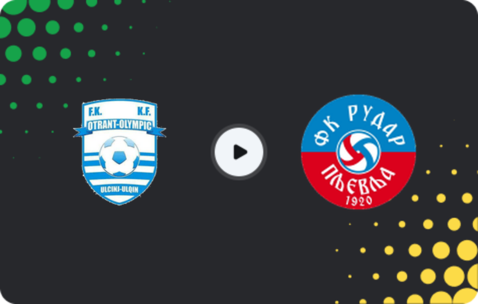 Where to watch Otrant-Olympic — Rudar, Second League, 18.04.2026