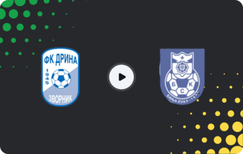 Where to watch Drina Zvornik — BSK Banja Luka, 1st League - RS, 18.04.2026