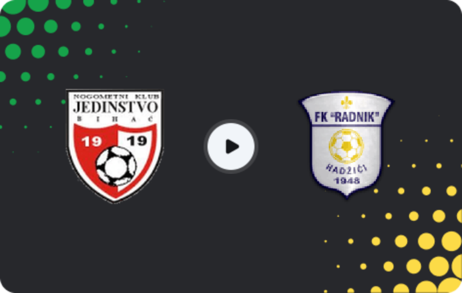 Where to watch Jedinstvo Bihać — Radnik Hadžići, 1st League - FBiH, 18.04.2026
