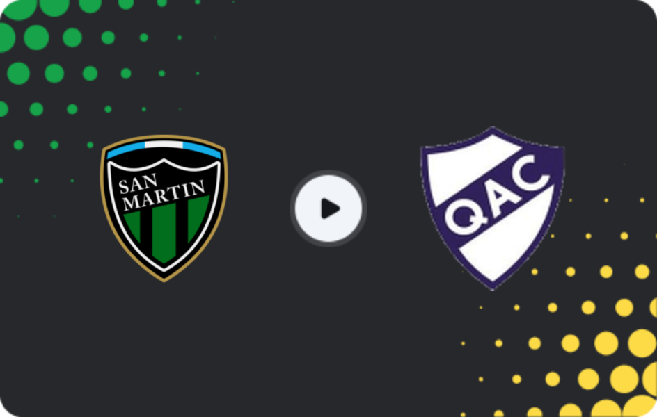 Where to watch San Martin S.J. — Quilmes, Primera Nacional, 25.04.2026