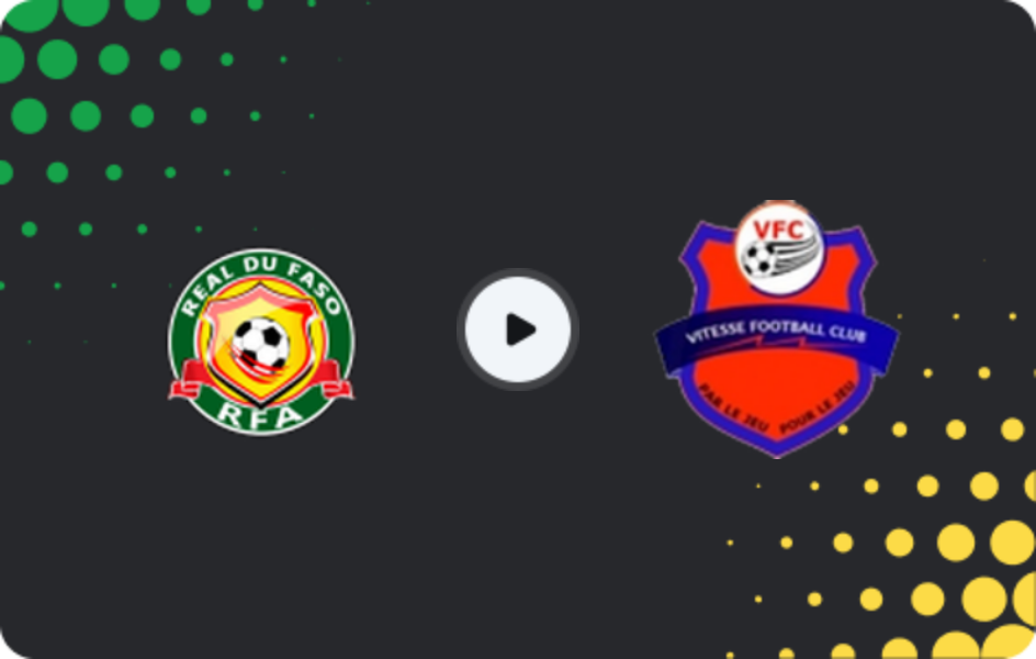 Where to watch Réal du Faso — Vitesse, Ligue 1, 18.04.2026