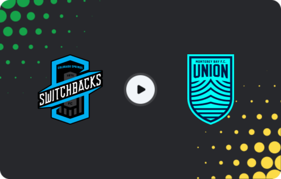 Where to watch Colorado Springs — Monterey Bay, USL Championship, 18.04.2026
