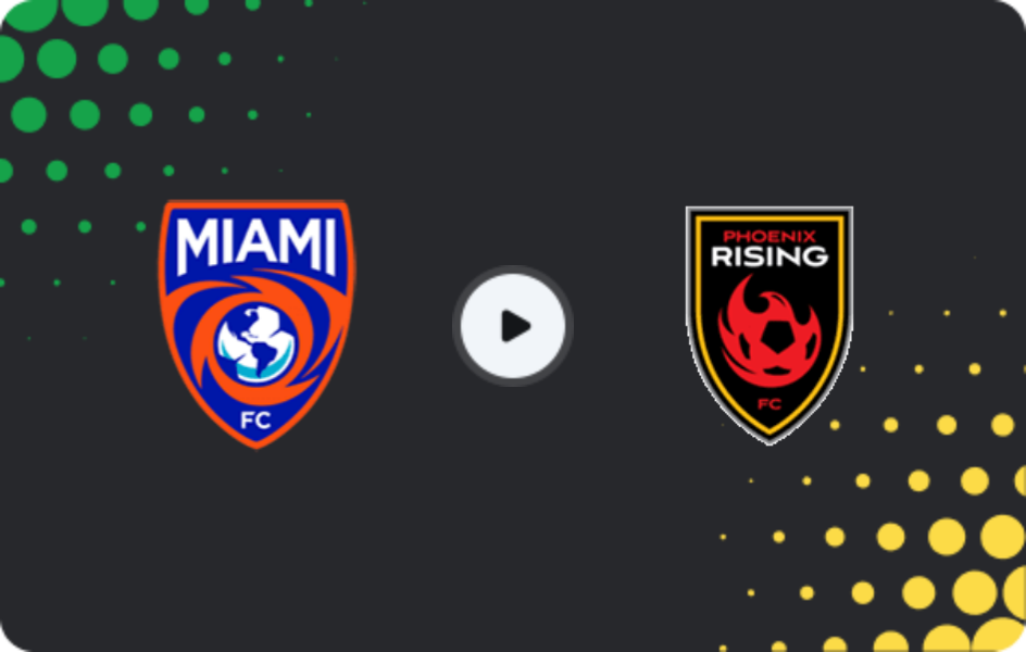 Where to watch Miami FC — Phoenix Rising, USL Championship, 18.04.2026