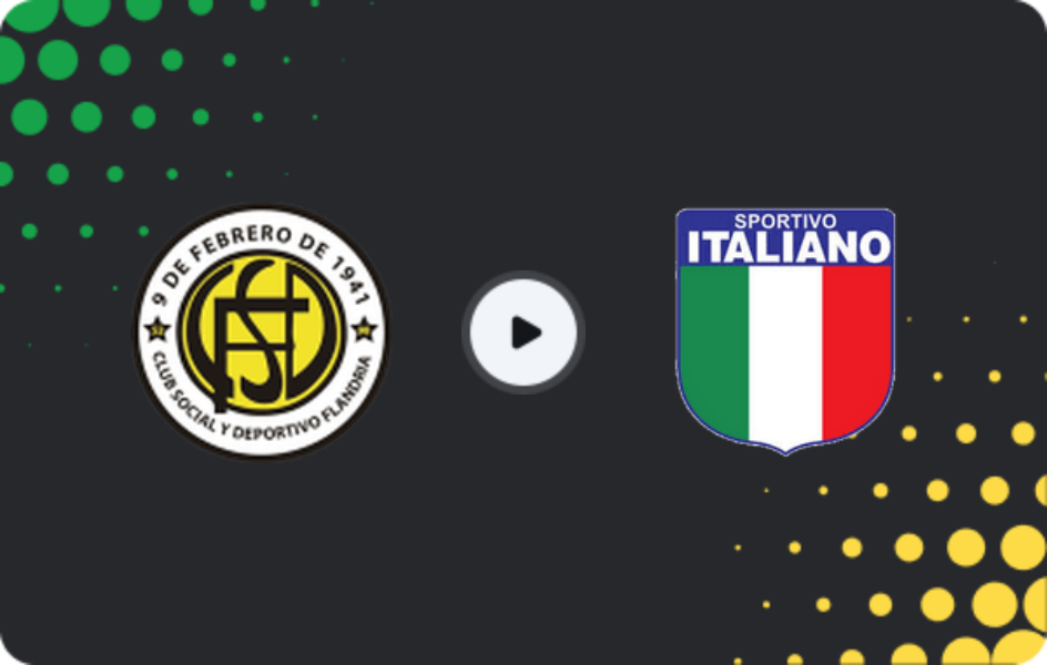 Where to watch Flandria — Sportivo Italiano, Primera B Metropolitana, 25.04.2026