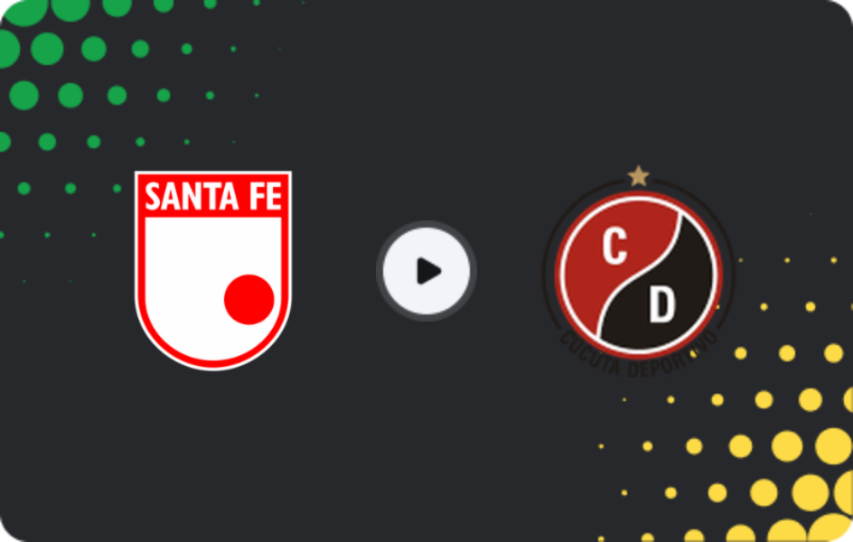 Where to watch Santa Fe — Cucuta, Primera A, 19.04.2026