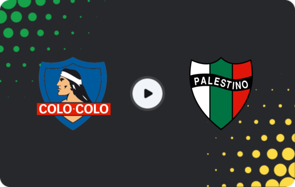 Where to watch Colo Colo — Palestino, Primera División, 19.04.2026