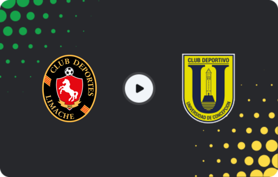 Where to watch Deportes Limache — Universidad de Concepcion, Primera División, 19.04.2026