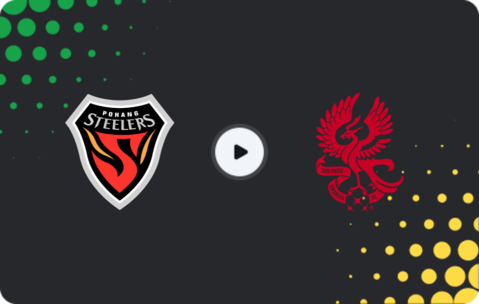 Where to watch Pohang Steelers — Gwangju FC, K-League 1, 22.04.2026