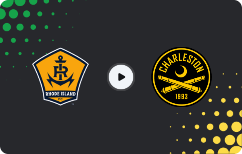 Where to watch Rhode Island — Charleston Battery, USL Championship, 22.04.2026