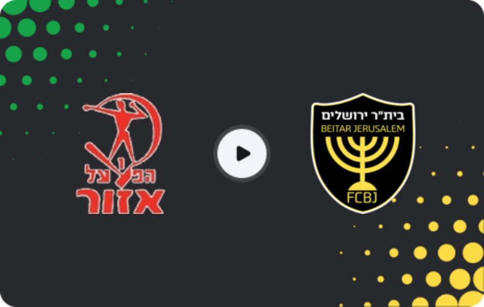Where to watch Hapoel Azor — FC Jerusalem, Liga Alef, 24.04.2026