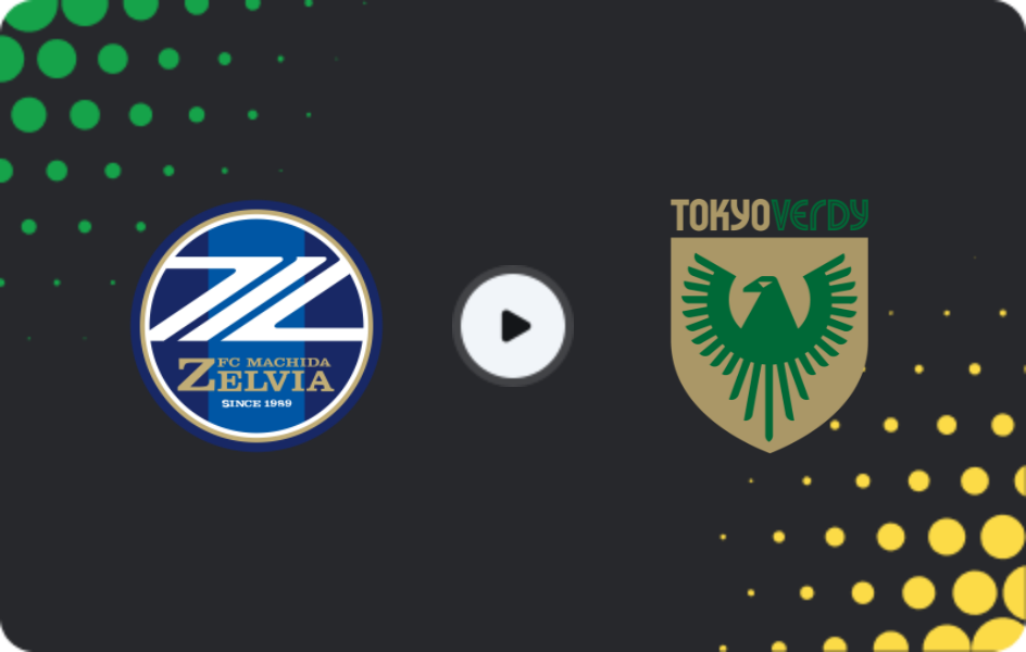 Where to watch Machida Zelvia — Tokyo Verdy, J1 League, 25.04.2026