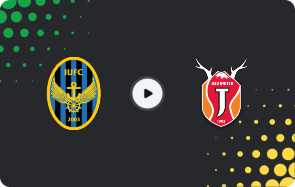 Where to watch Incheon United — Jeju United, K-League 1, 25.04.2026