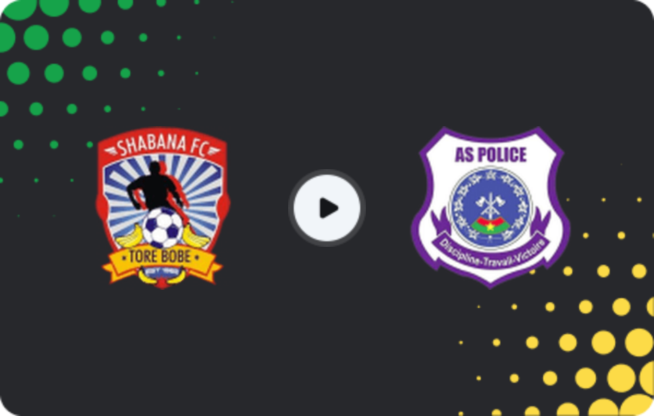 Where to watch Shabana — Police, Premier League, 25.04.2026