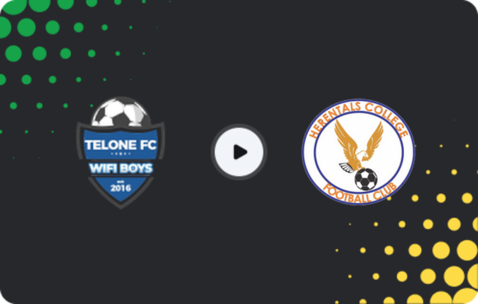 Where to watch TelOne — Herentals, Premier Soccer League, 25.04.2026