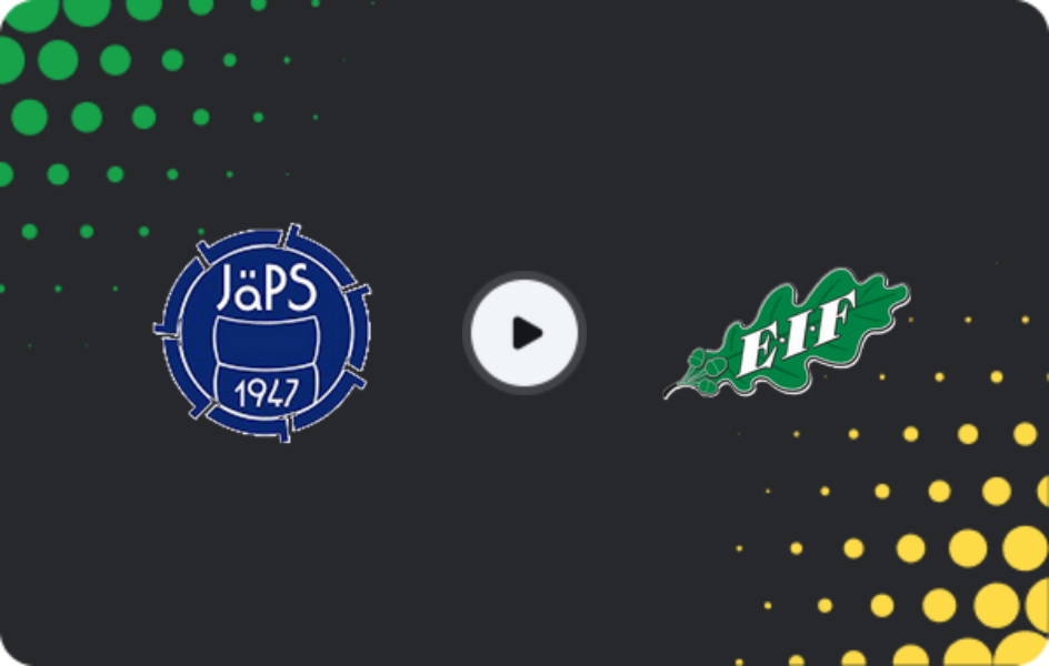Where to watch JäPS — EIF, Ykkösliiga, 25.04.2026