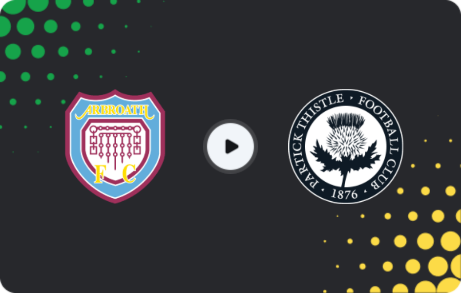 Where to watch Arbroath — Partick, Championship, 25.04.2026