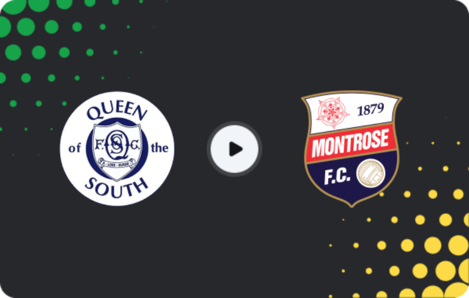Where to watch Queen of the South — Montrose, League One, 25.04.2026