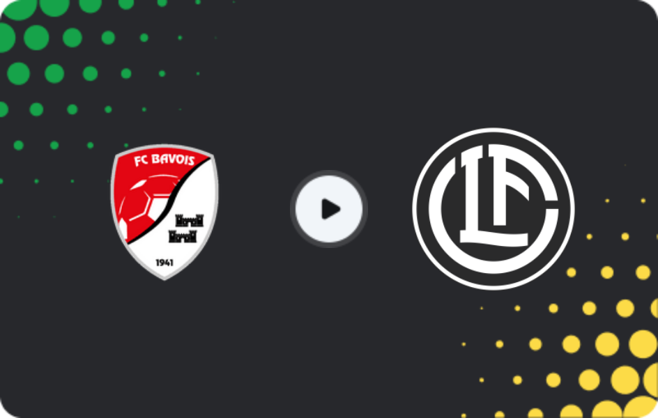 Where to watch Bavois — Lugano II, 1. Liga Promotion, 25.04.2026