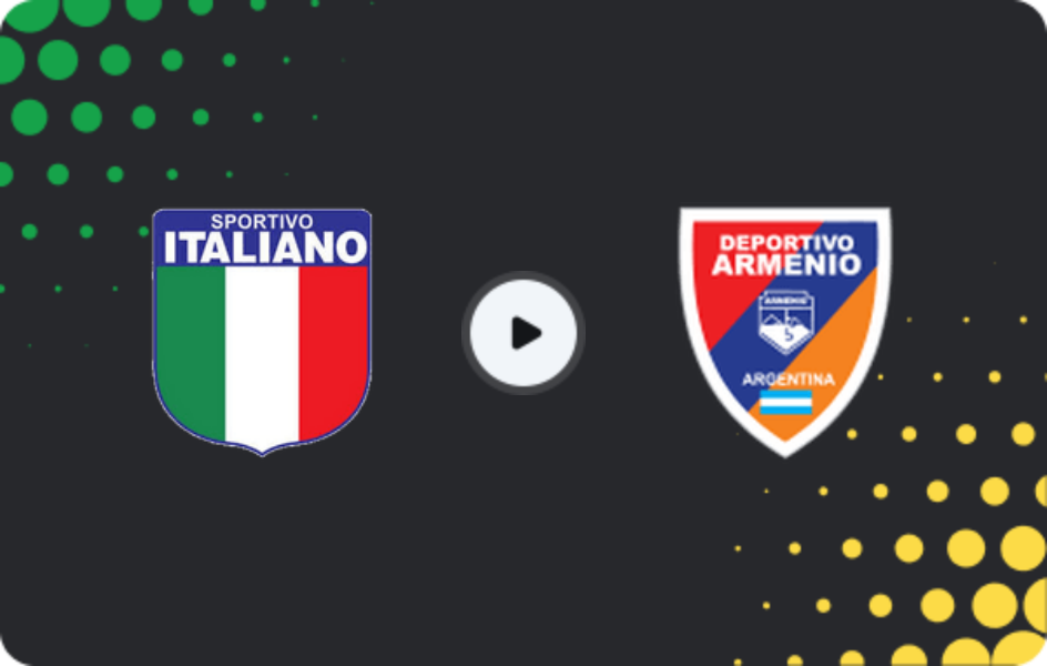 Where to watch Sportivo Italiano — Deportivo Armenio, Primera B Metropolitana, 02.05.2026