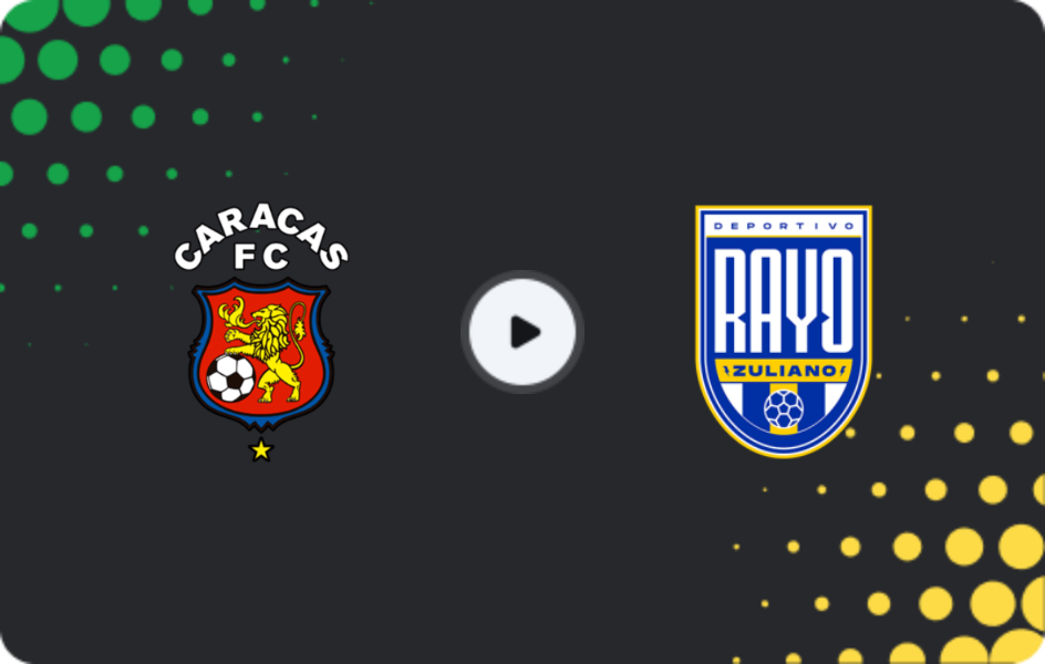 Where to watch Caracas — Rayo Zuliano, Primera División, 25.04.2026