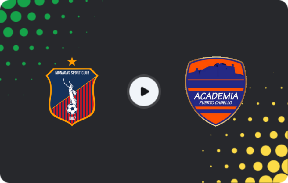 Where to watch Monagas — Puerto Cabello, Primera División, 25.04.2026