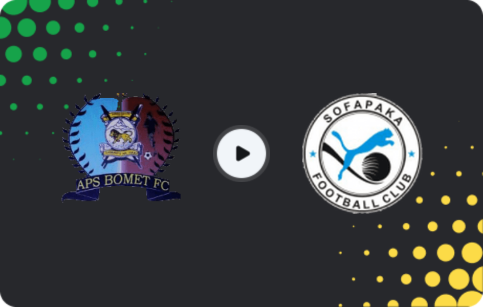 Where to watch APS Bomet — Sofapaka, Premier League, 26.04.2026