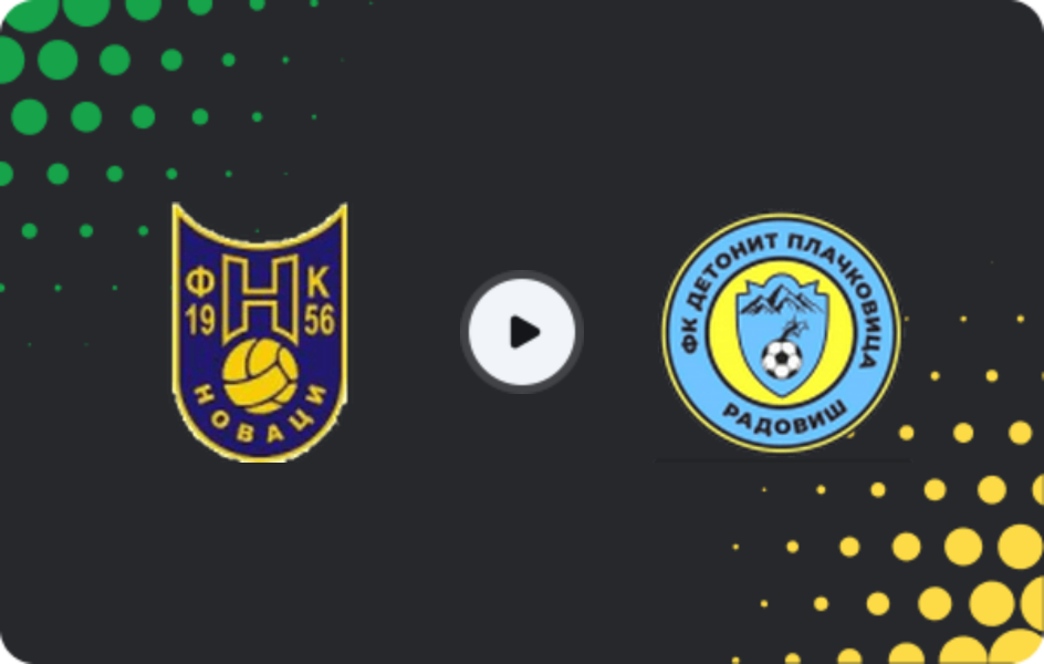 Where to watch Novaci — Detonit Plachkovica, Second League, 26.04.2026