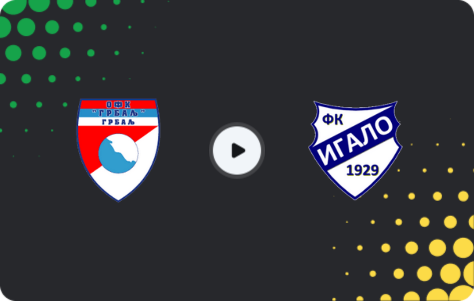 Where to watch Grbalj — Igalo, Second League, 26.04.2026