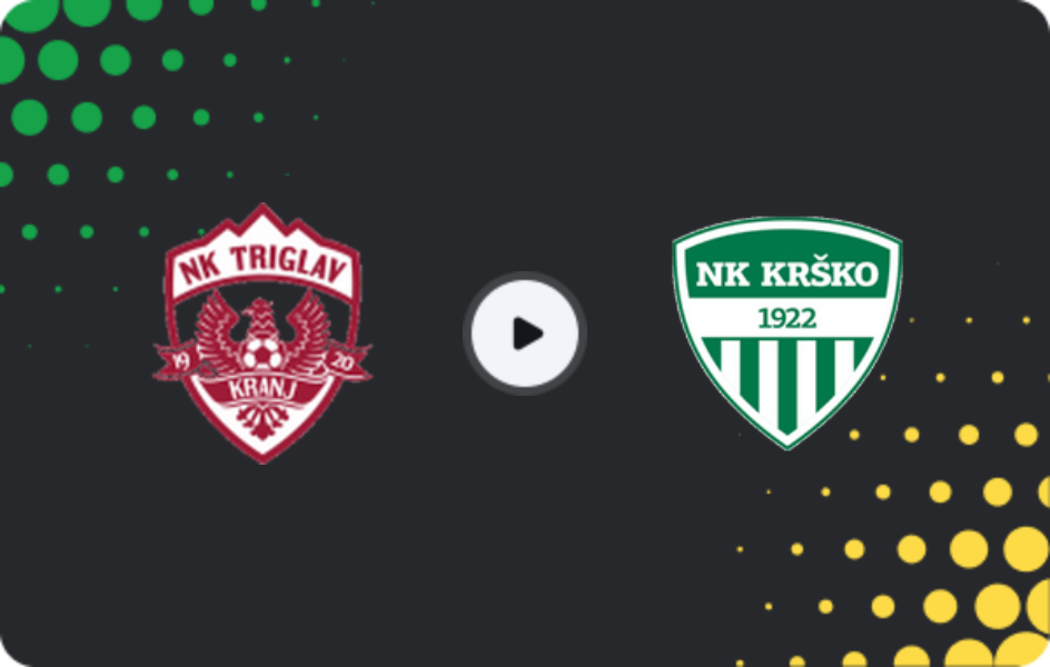 Where to watch Triglav — Krško, 2. SNL, 26.04.2026