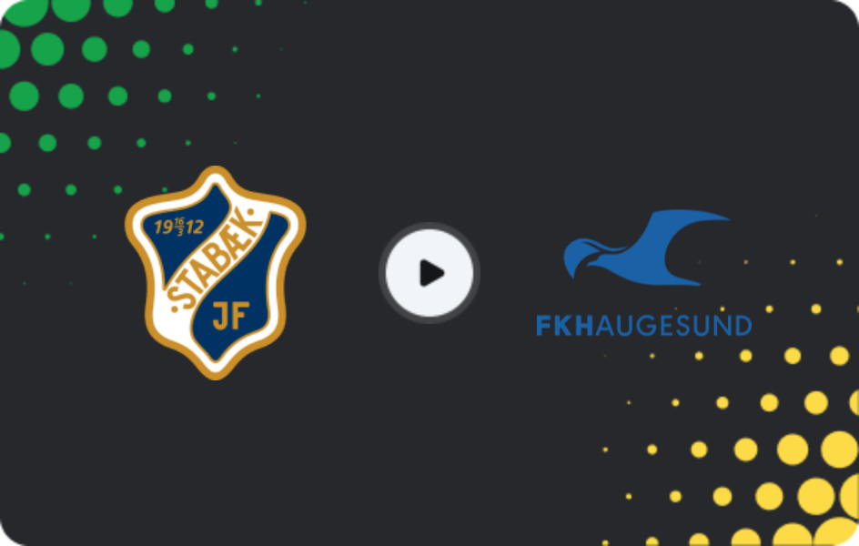 Where to watch Stabaek — Haugesund, 1. Division, 26.04.2026