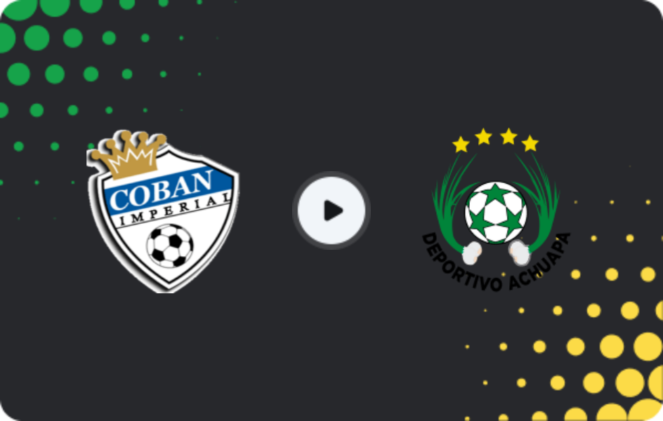 Where to watch Cobán Imperial — Achuapa, Liga Nacional, 26.04.2026