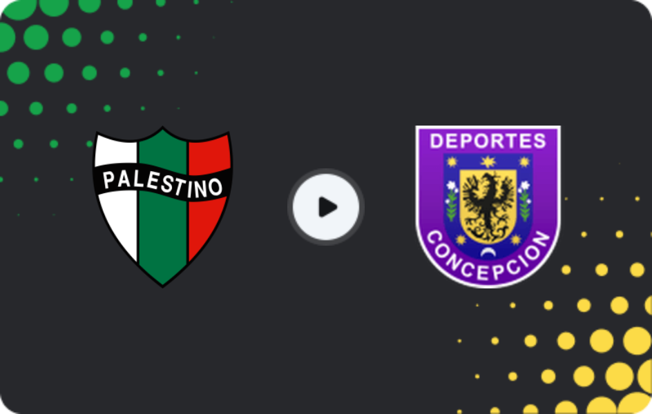 Where to watch Palestino — Concepción, Primera División, 26.04.2026