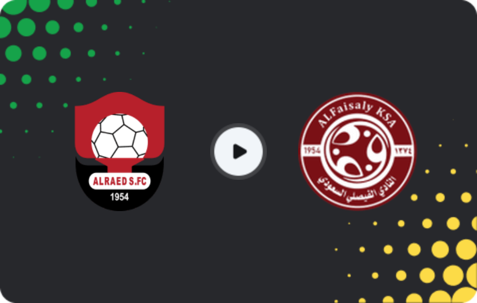 Where to watch Al-Raed — Al-Faisaly FC, Division 1, 27.04.2026