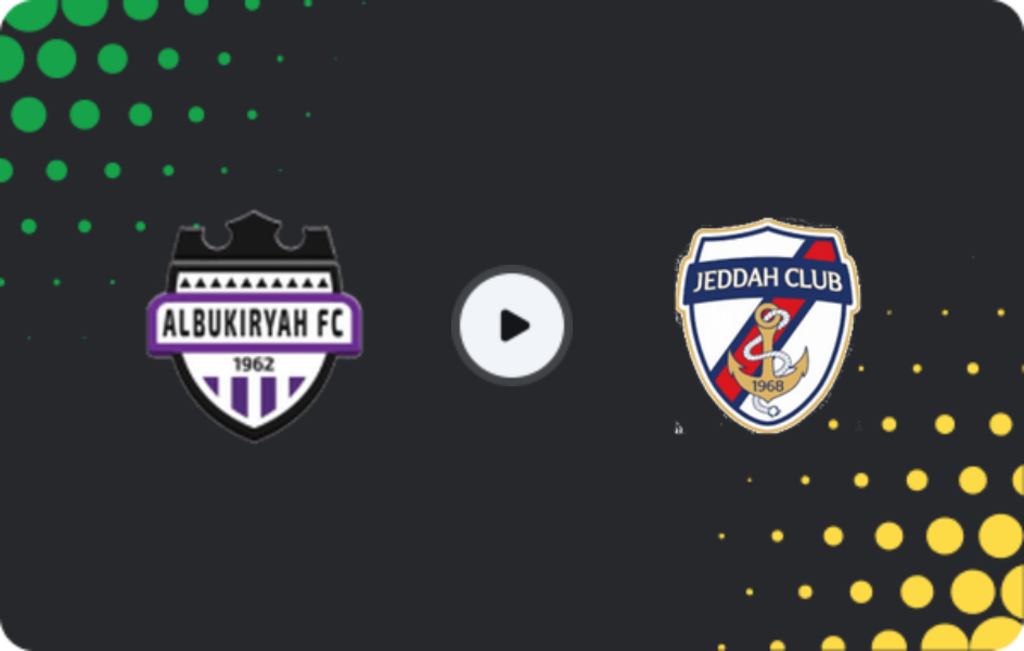 Where to watch Al Bukayriyah — Jeddah Club, Division 1, 28.04.2026