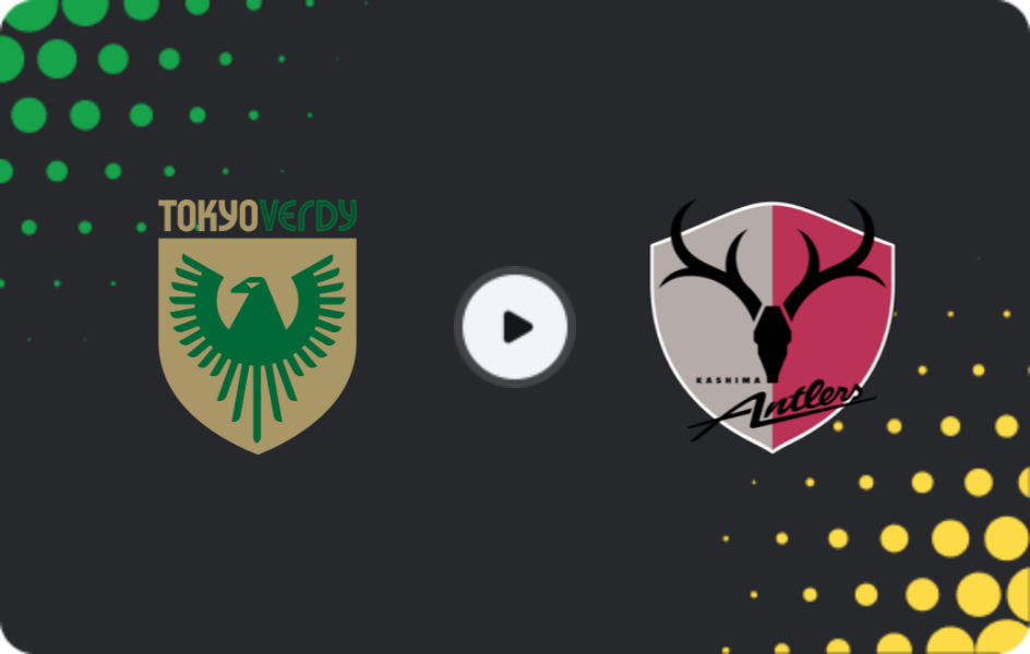 Where to watch Tokyo Verdy — Kashima Antlers, J1 League, 29.04.2026