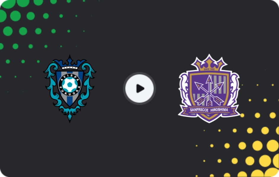 Where to watch Avispa Fukuoka — Sanfrecce Hiroshima, J1 League, 29.04.2026