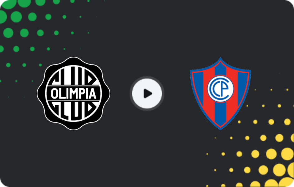 Where to watch Olimpia — Cerro Porteno, Division Profesional - Apertura, 29.04.2026
