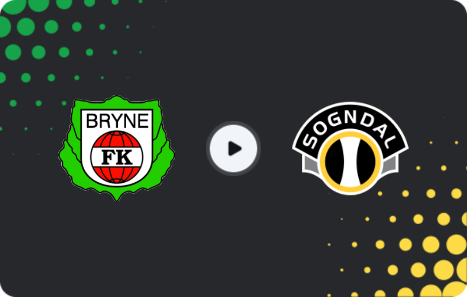 Where to watch Bryne — Sogndal, 1. Division, 01.05.2026