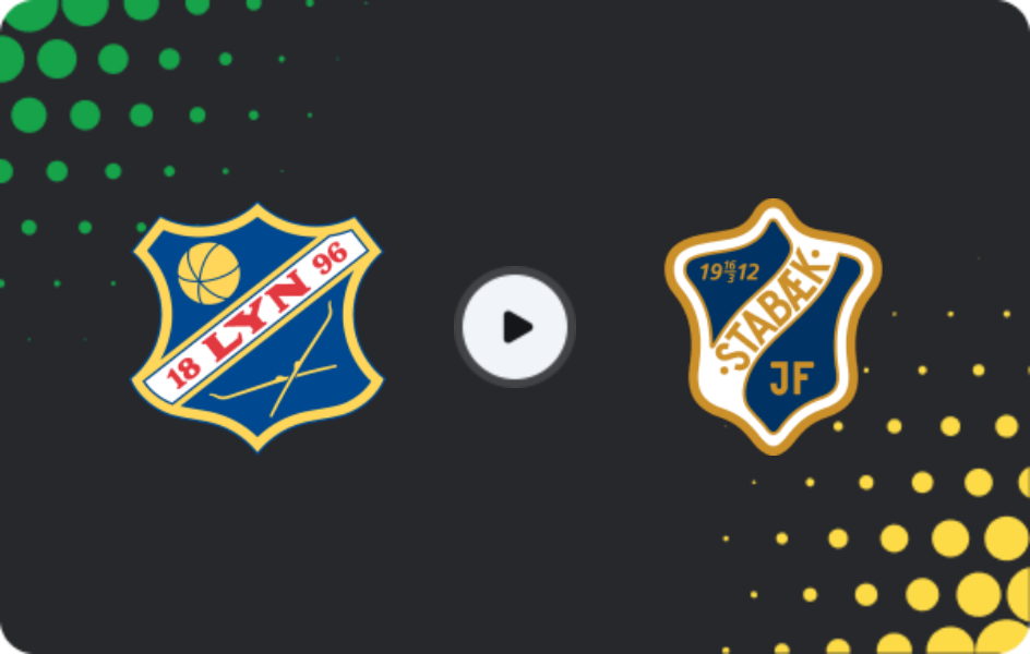 Where to watch Lyn — Stabaek, 1. Division, 01.05.2026