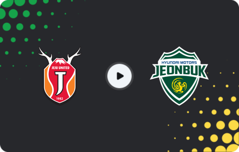 Where to watch Jeju United — Jeonbuk Motors, K-League 1, 02.05.2026