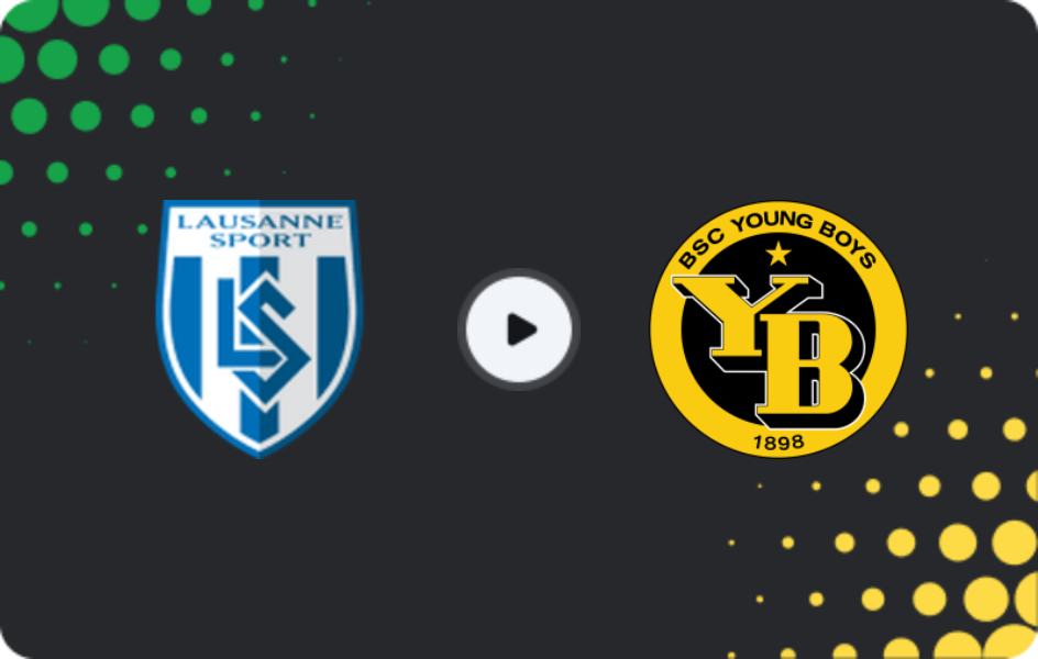 Where to watch Lausanne Sport II — Young Boys II, 1. Liga Promotion, 02.05.2026