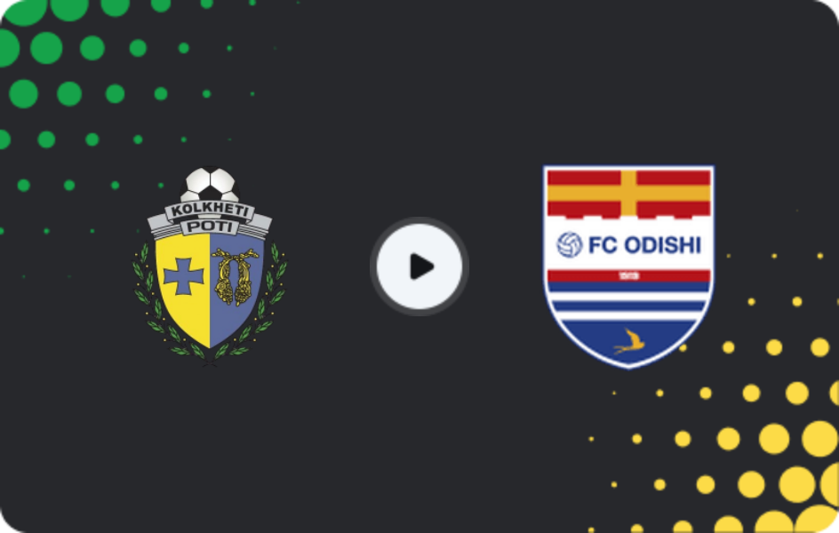 Where to watch Kolkheti Poti — Odishi 1919, Erovnuli Liga 2, 02.05.2026