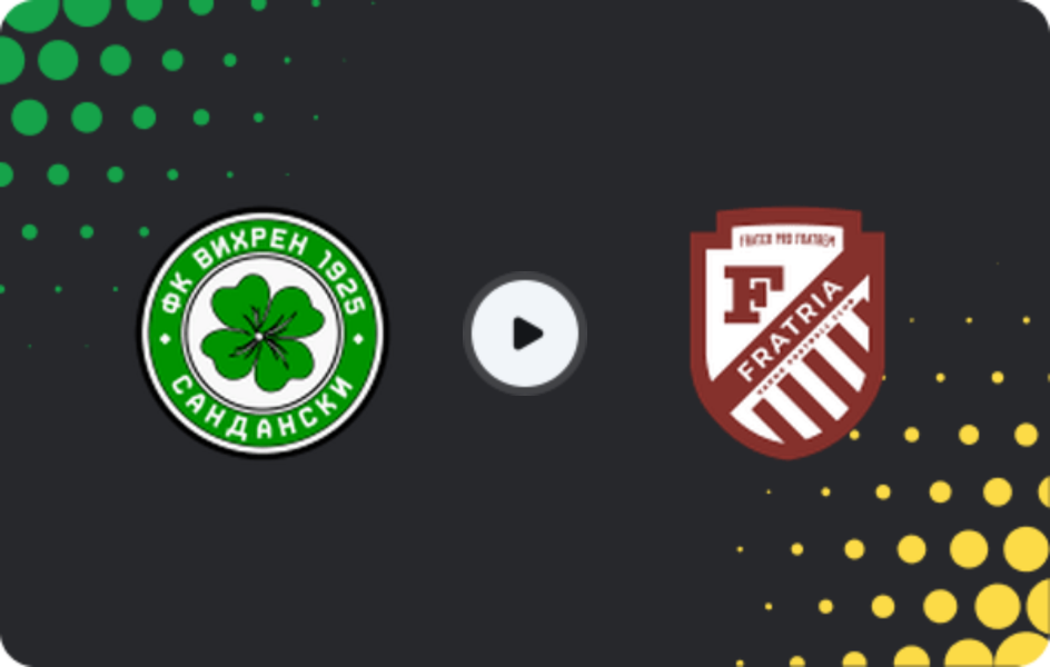 Where to watch Vihren — Fratria, Second League, 02.05.2026