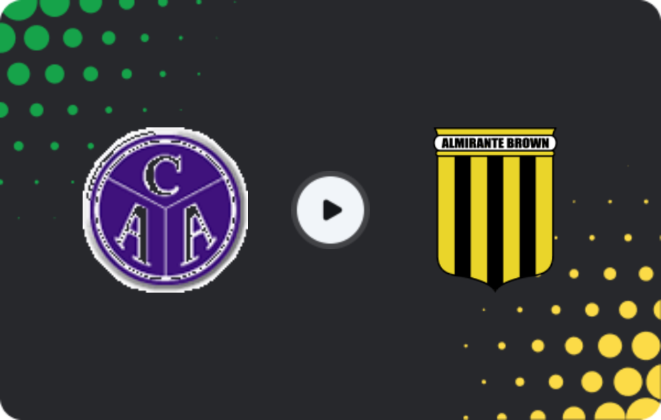 Where to watch Acassuso — Almirante Brown, Primera Nacional, 09.05.2026
