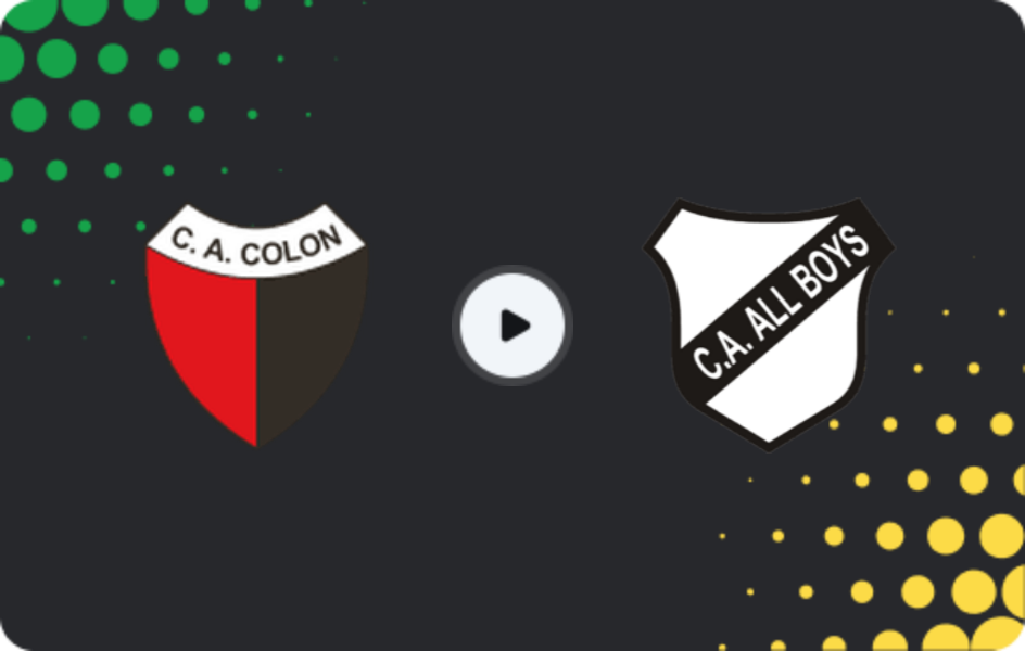 Where to watch Colon Santa Fe — All Boys, Primera Nacional, 09.05.2026