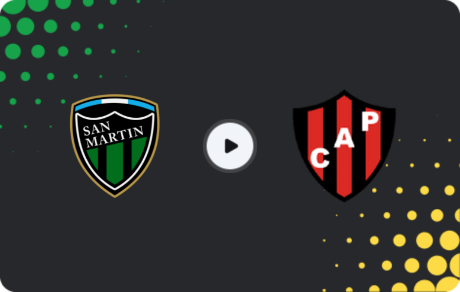 Where to watch San Martin S.J. — Patronato, Primera Nacional, 09.05.2026