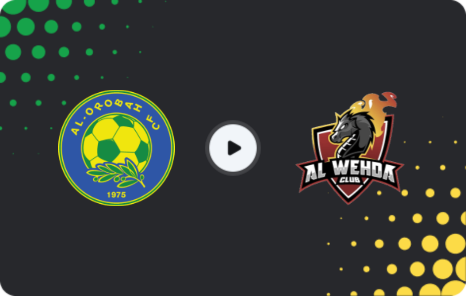Where to watch Al Orubah — Al Wehda Club, Division 1, 02.05.2026