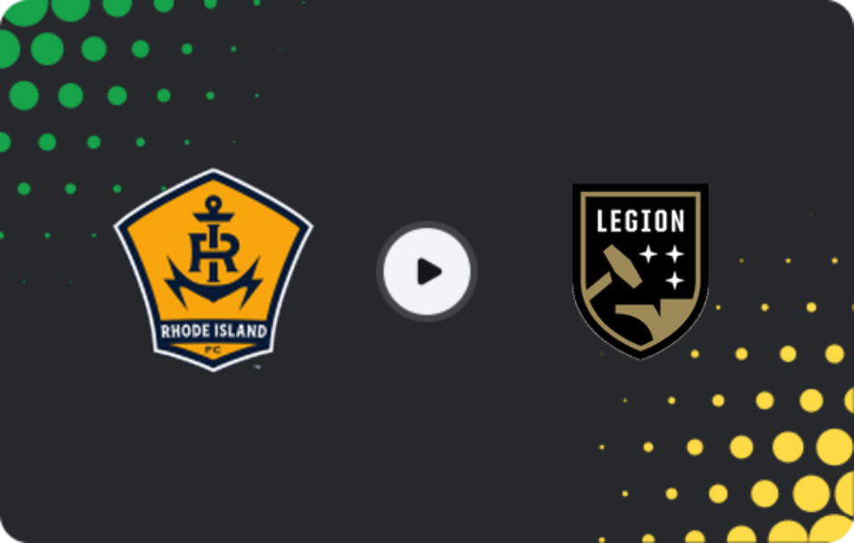 Where to watch Rhode Island — Birmingham Legion, USL Championship, 02.05.2026
