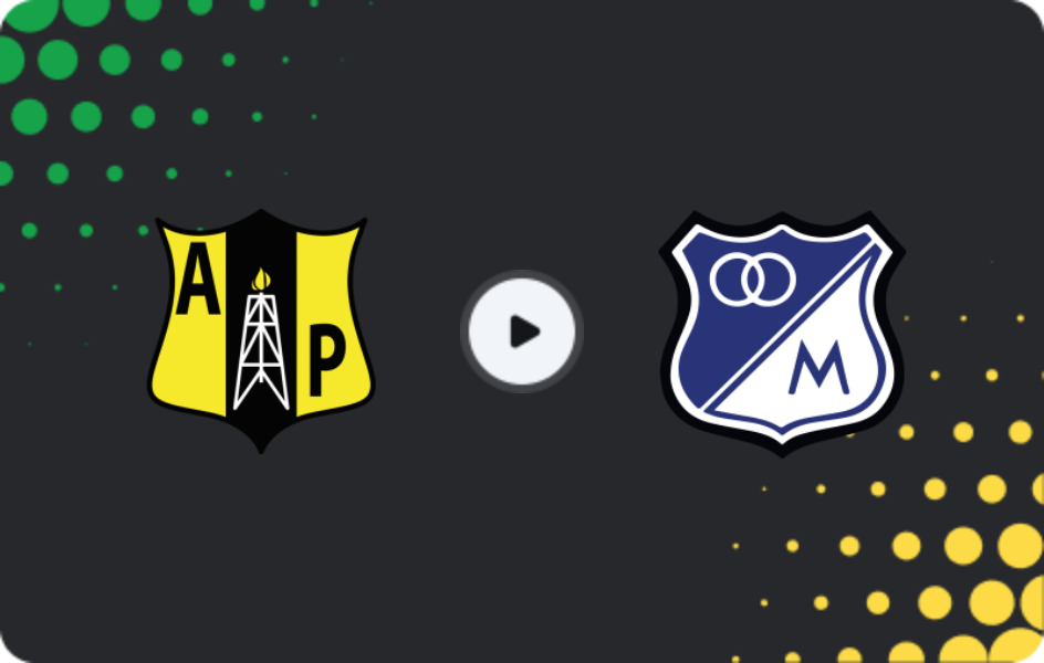 Where to watch Alianza Petrolera — Millonarios, Primera A, 29.04.2026